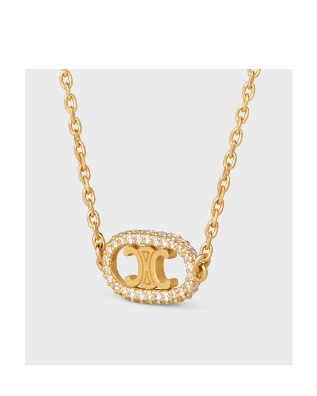 Céline White Maillon Triomphe Diamond Necklace