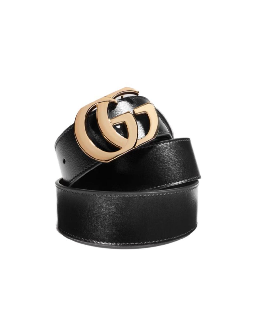 Gucci Black Cut Gg Marmont Belt for men