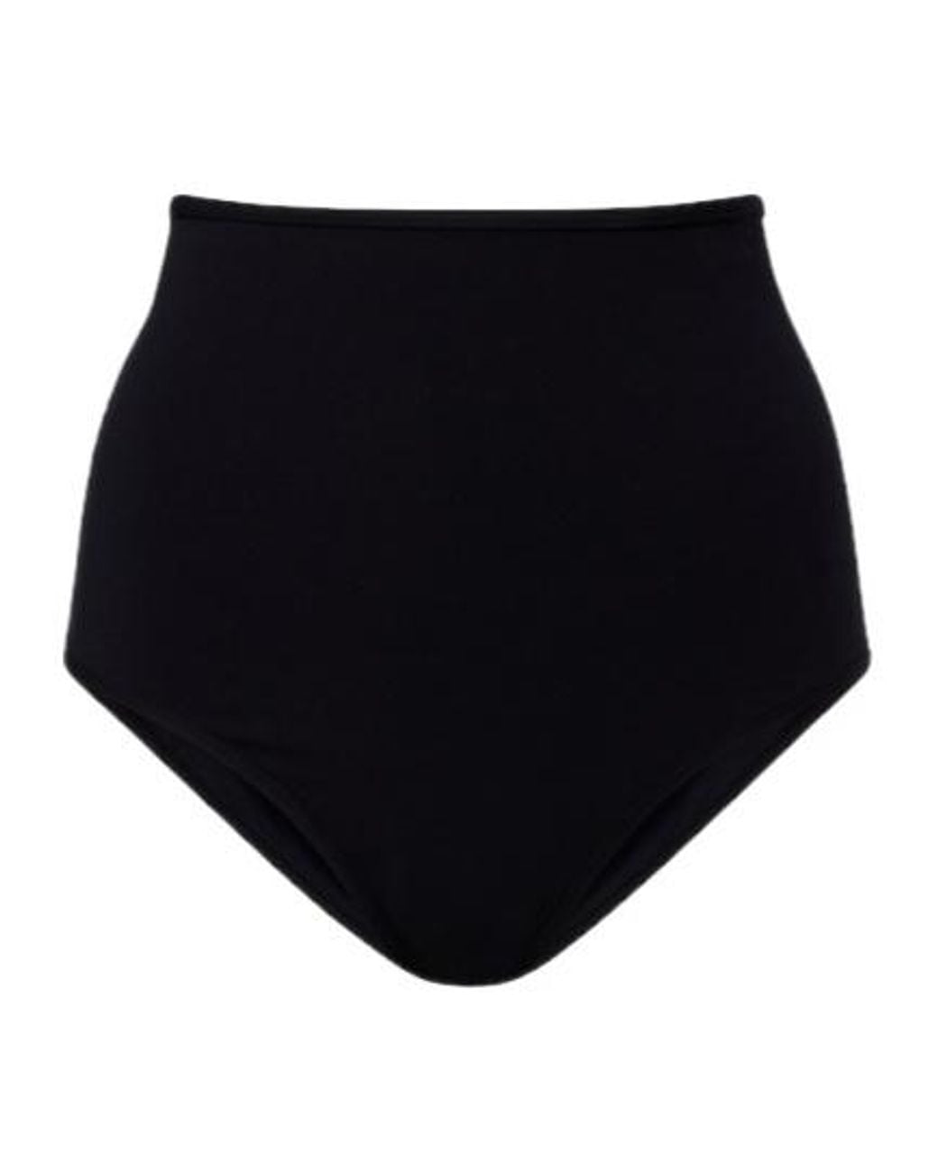Totême Black High-Rise Bikini Bottoms