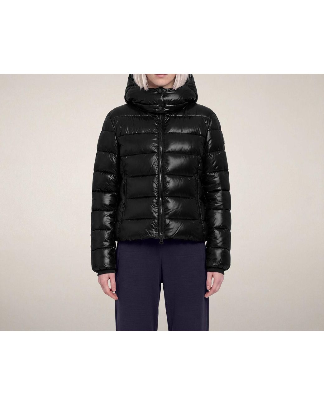 Save The Duck Black Cosmary Hooded Down Jacket