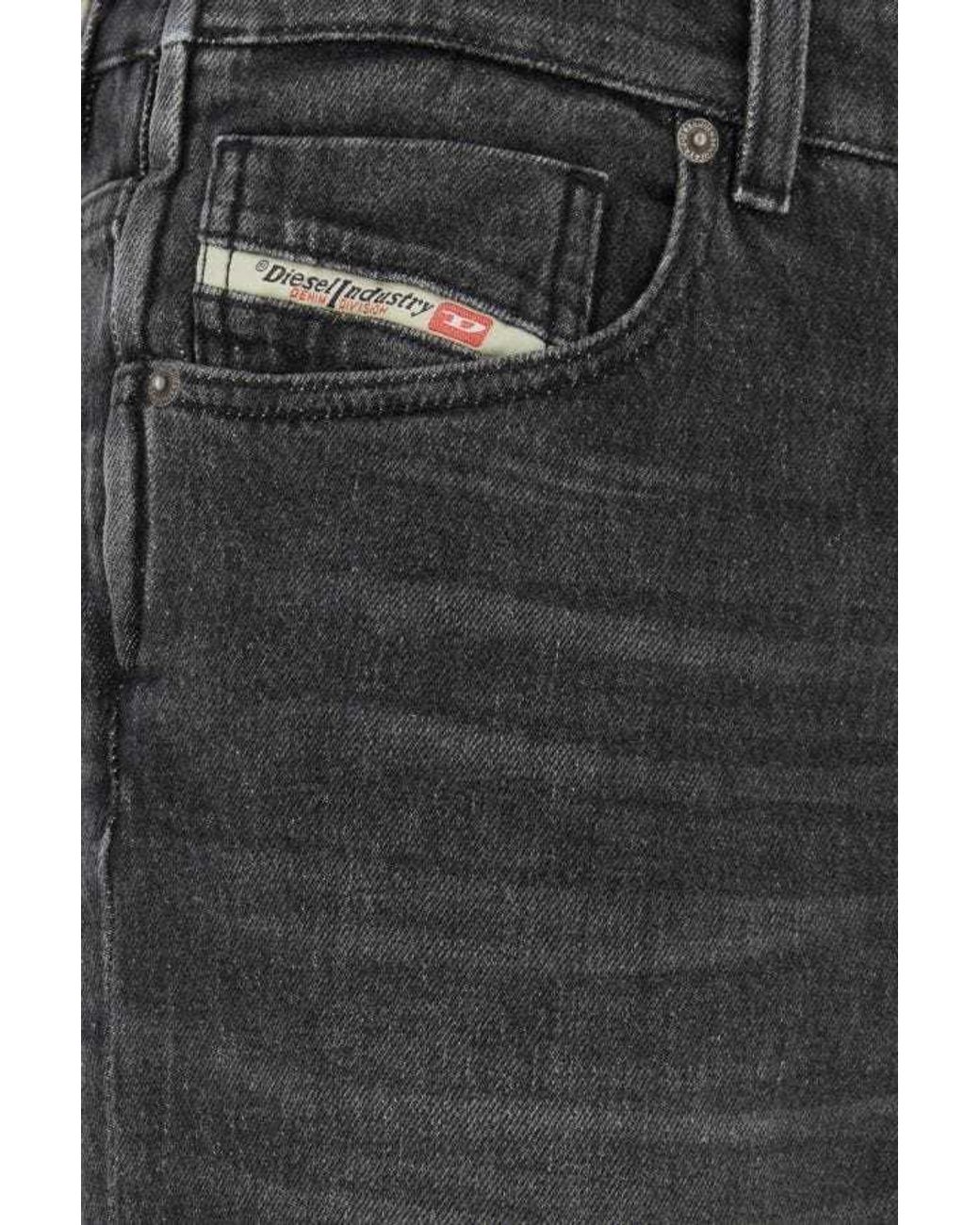 DIESEL Gray 1955 D-Rekiv Straight Jeans for men