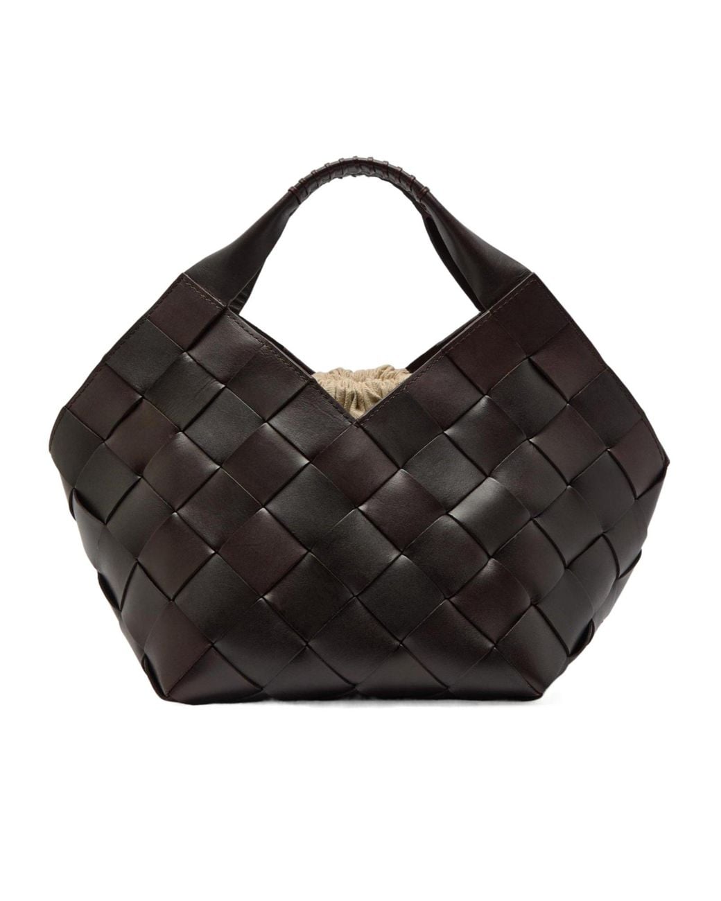 Dragon Diffusion Black Handwoven Mini Tote Bag