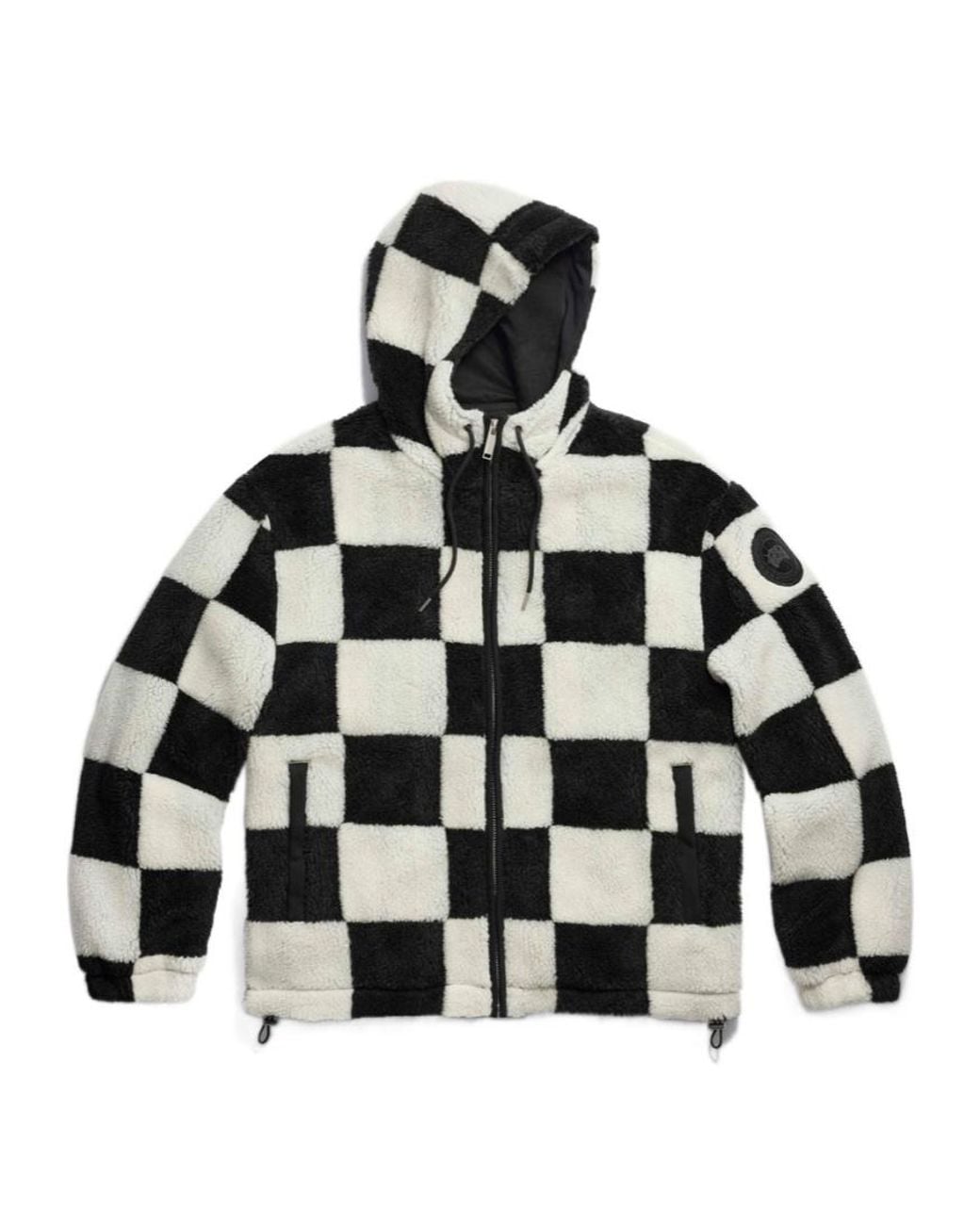 Canada Goose Black Harrier Checkered Jacket for men