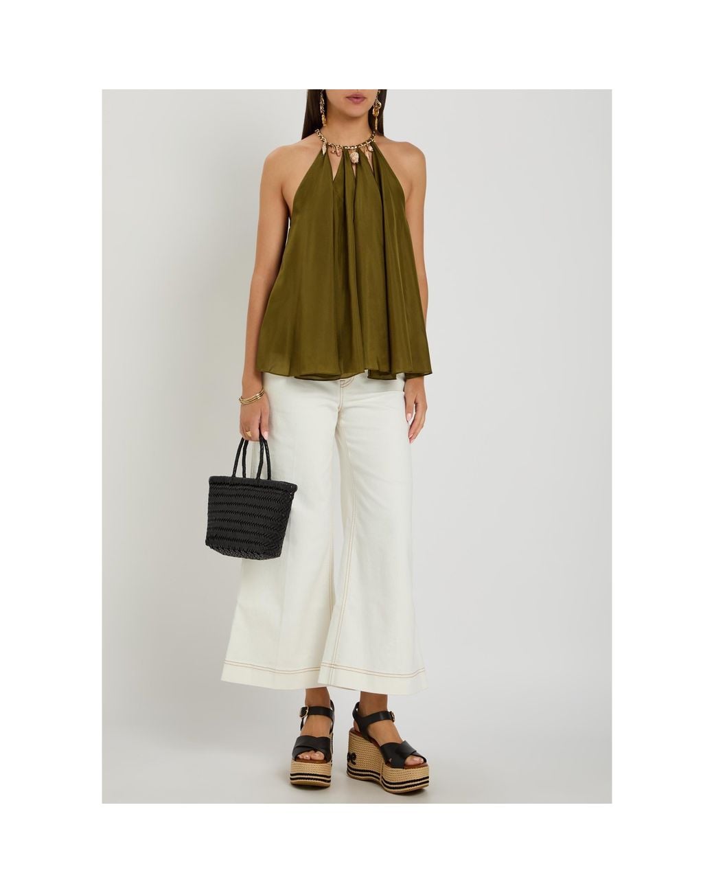 Zimmermann Green Silk Jacket