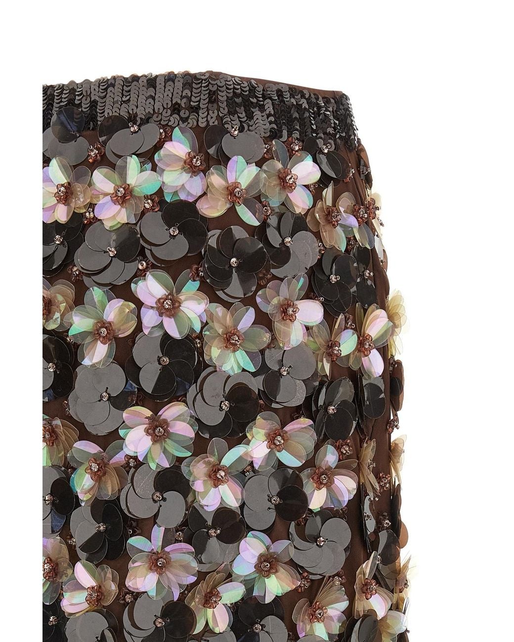 P.A.R.O.S.H. Black P. A.R. O.S. H. Polyamide Long Skirt