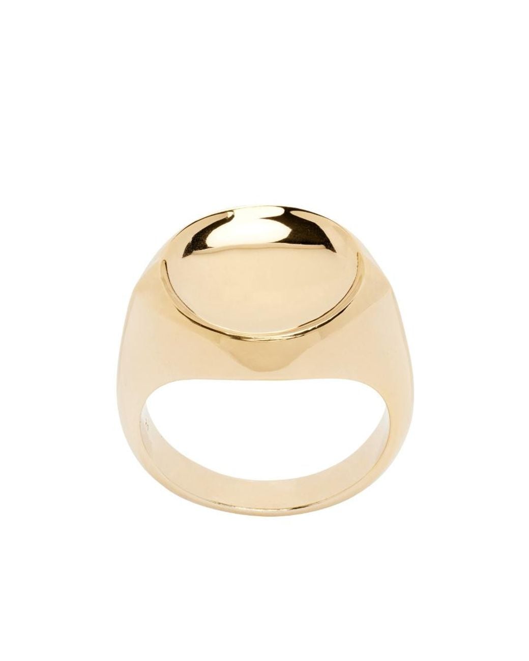 Bottega Veneta Metallic Detail Ring for men