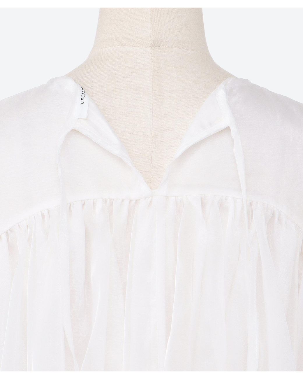 CECILIE BAHNSEN White Sleeveless Dress