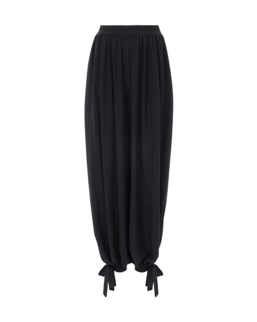 Chloé Black Chloé Fluid Pleated Pants
