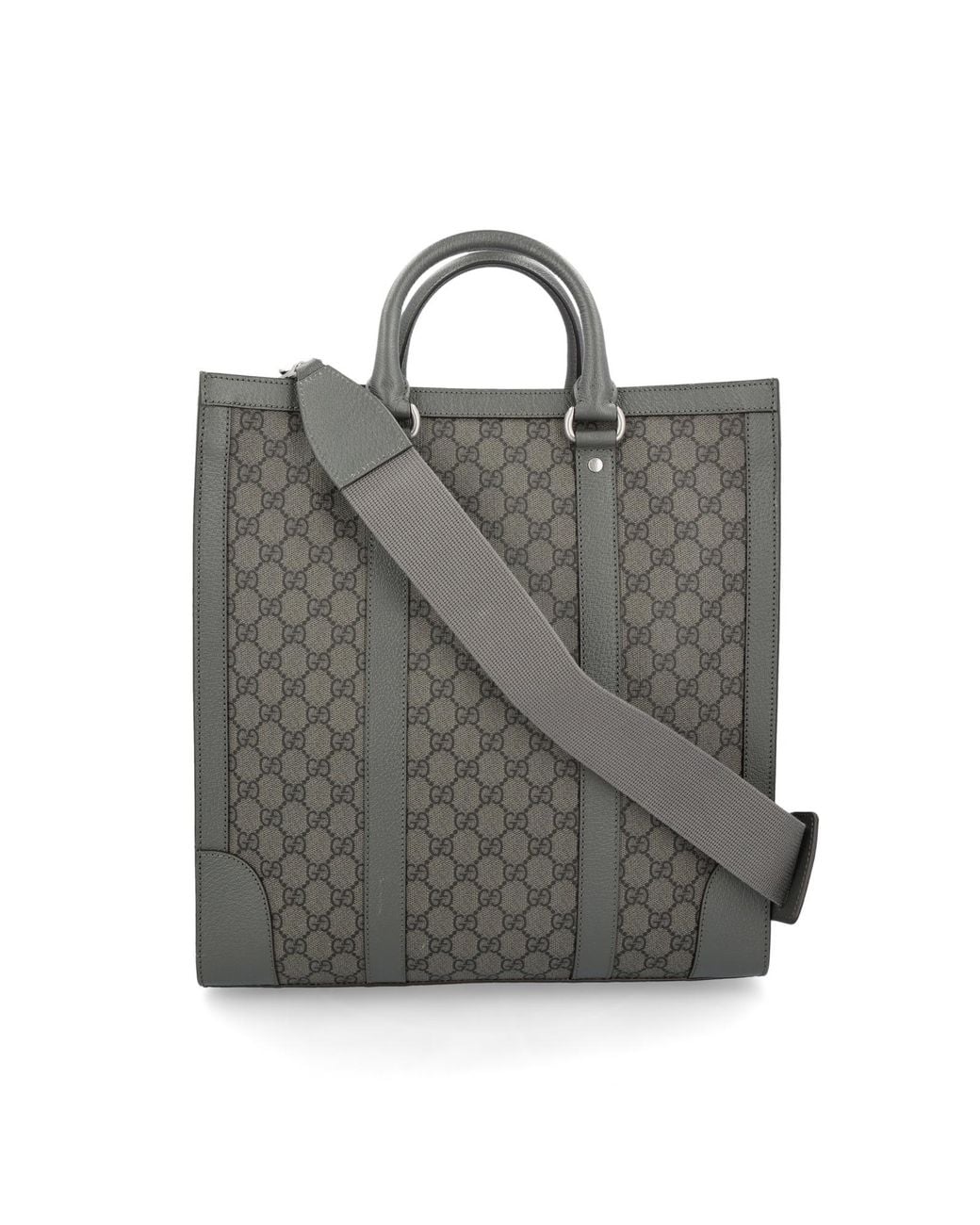 Gucci Gray Ophidia Top Handle Bag for men