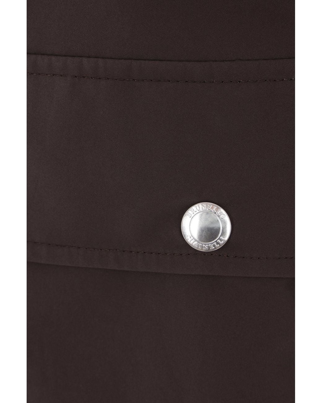 Brunello Cucinelli Gray High-Neck Long-Sleeved Jacket for men