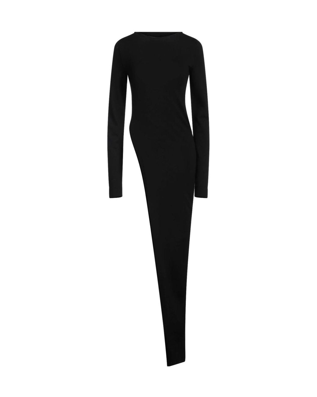 Rick Owens Black Lightweight Wool Knit Top