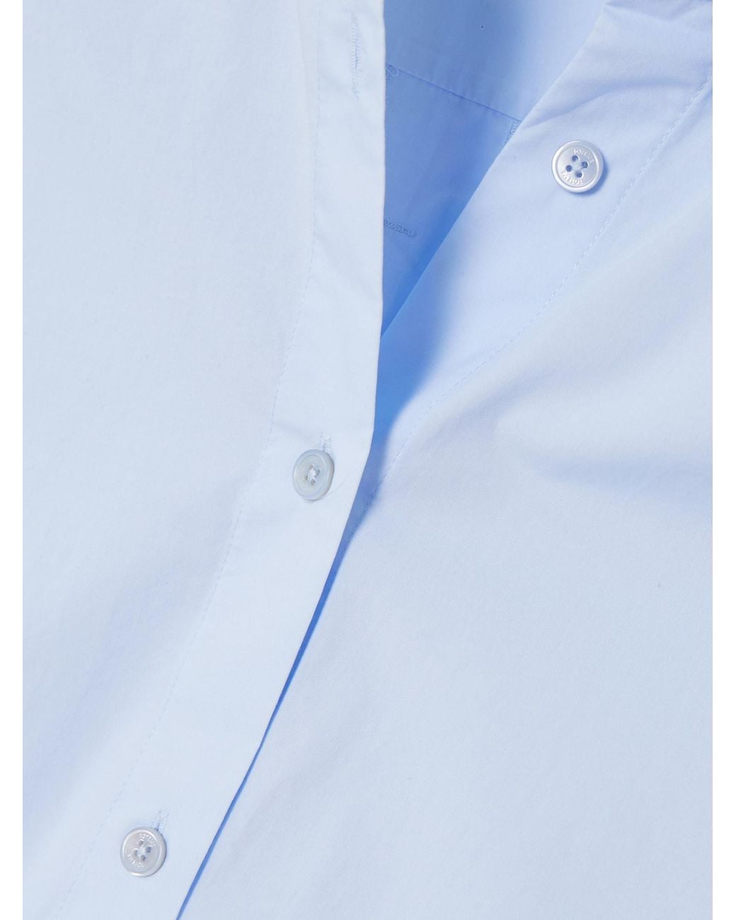 Totême Blue Totême Button-Up Long Sleeved Shirt