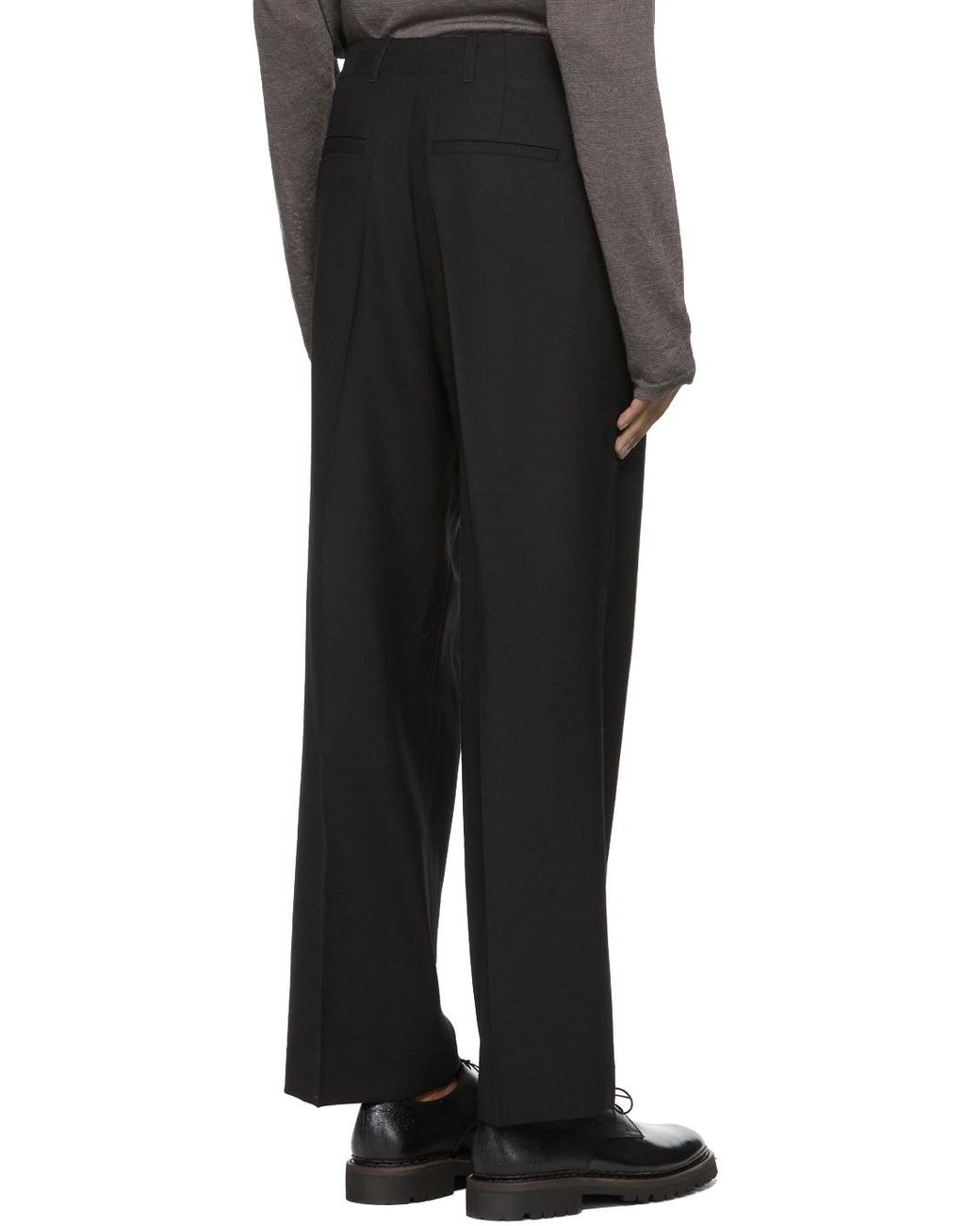 Our Legacy Black Pleated Pants for men