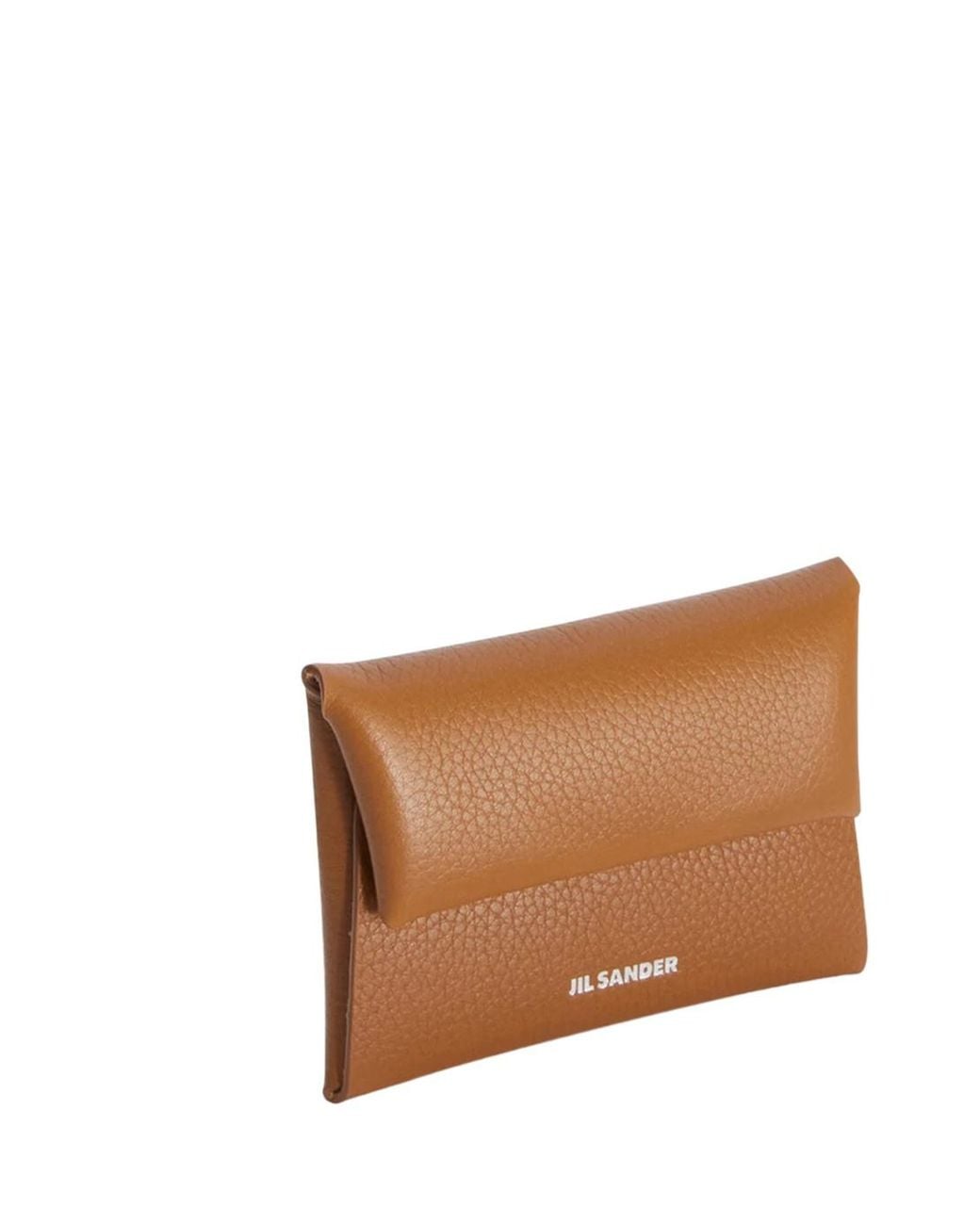 Jil Sander Brown Folded Coin Purse