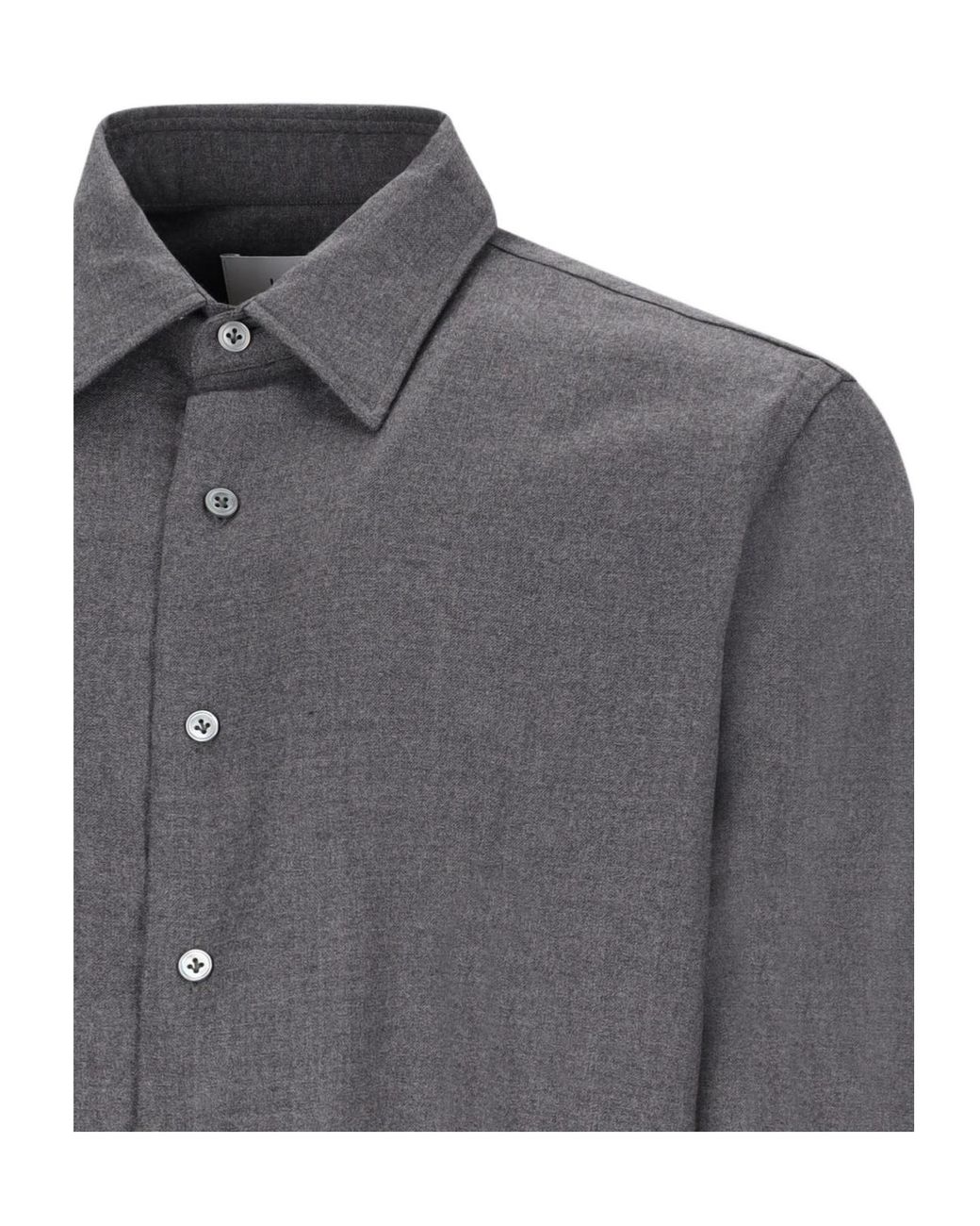 Lardini Gray Buttoned Shirt for men