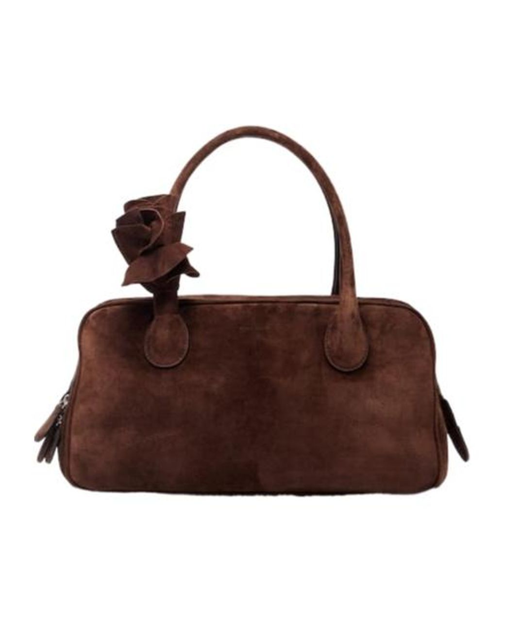 Magda Butrym Brown Brigitte Small Suede Shoulder Bag