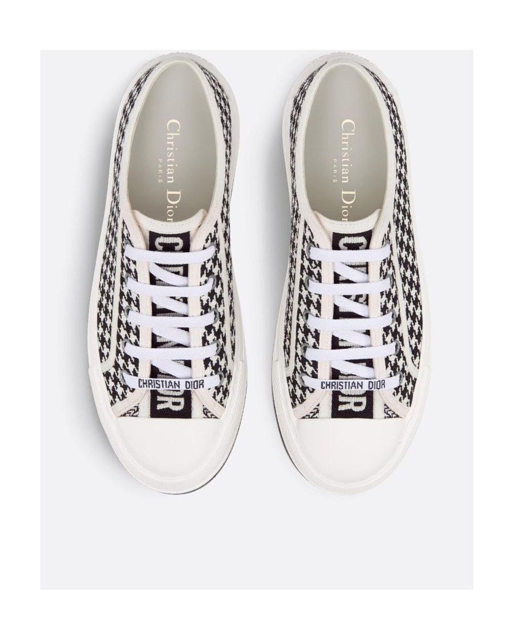 Dior White Walk'N' Platform Sneaker