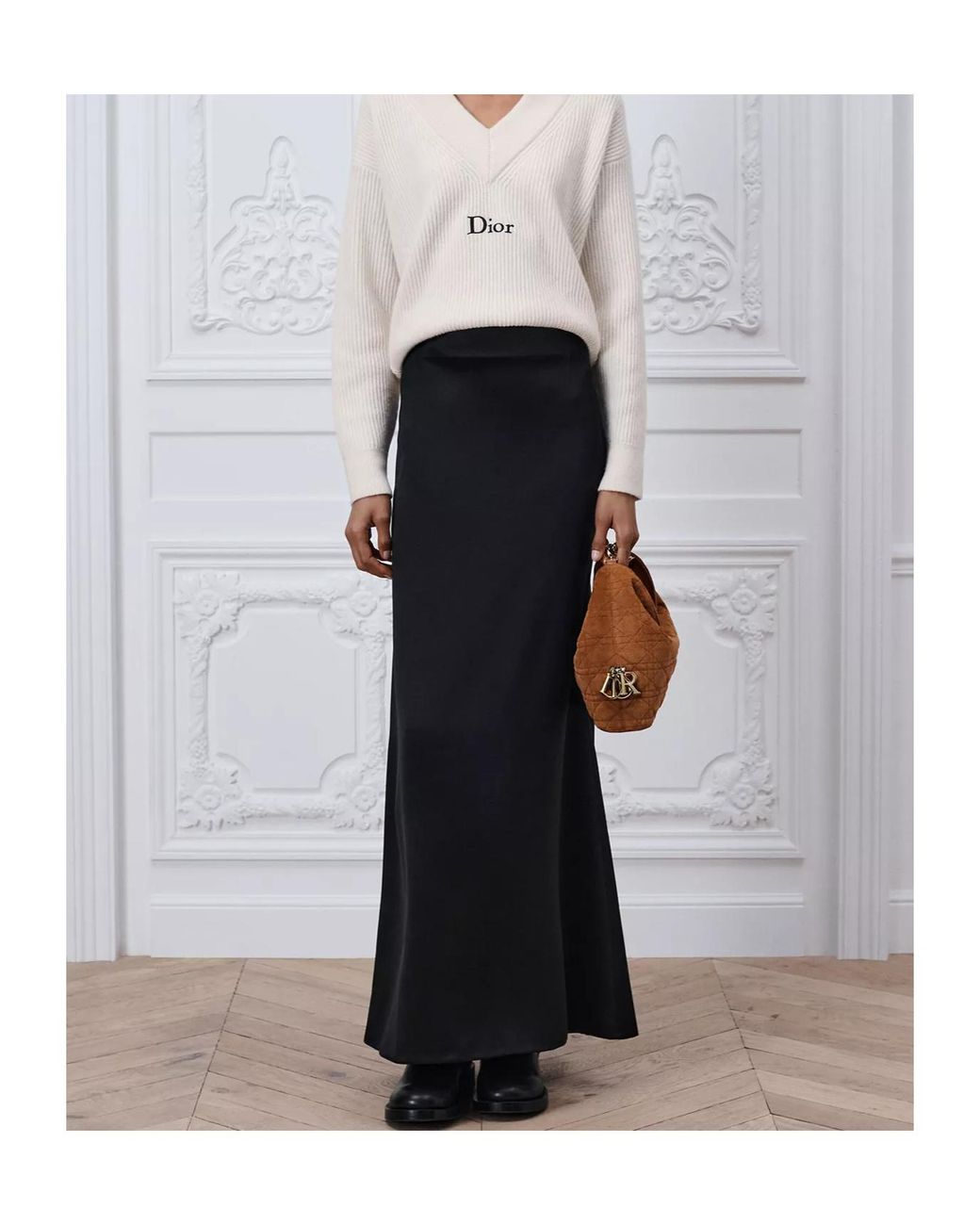 Dior Black Long Skirt