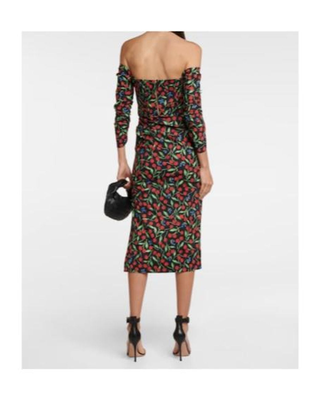 Carolina Herrera Black Midi Dress