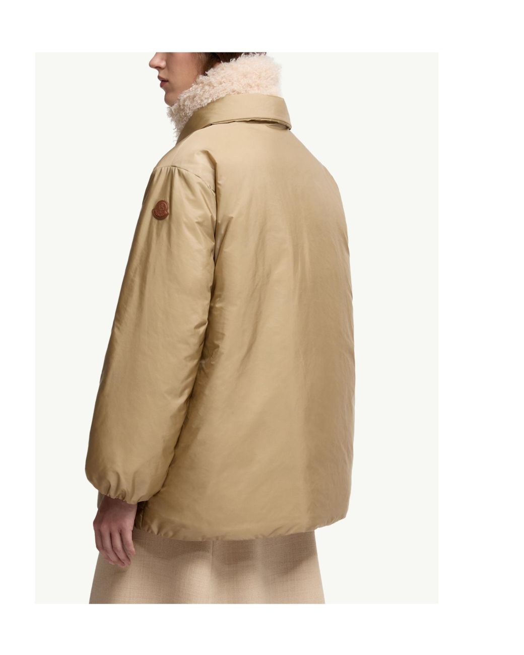 Moncler Natural Voue 3-In-Short Down Jacket