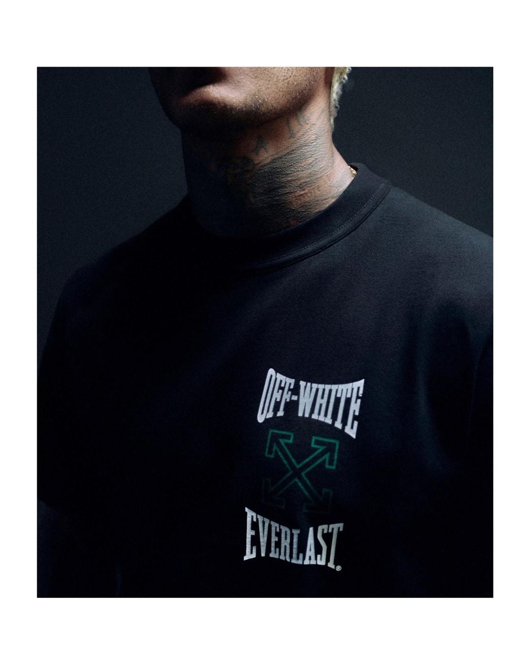 Off-White c/o Virgil Abloh Black Everlast Arrow Tee for men