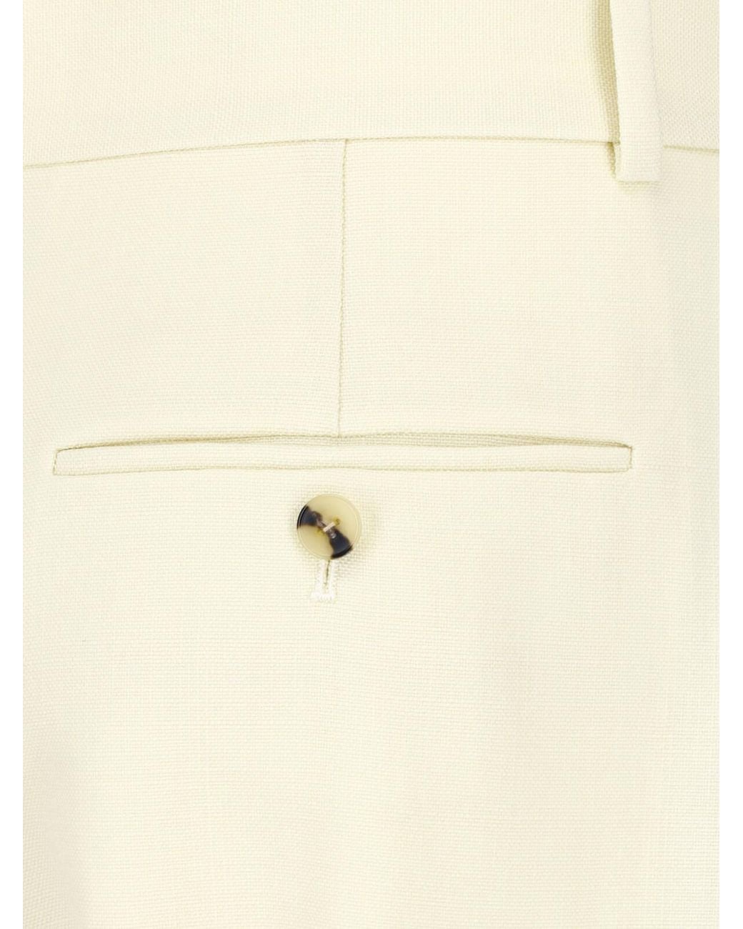 Calvin Klein Natural Casual Trousers With Belt Loops