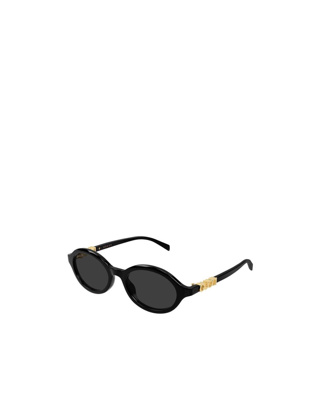 Gucci White Oval Sunglasses