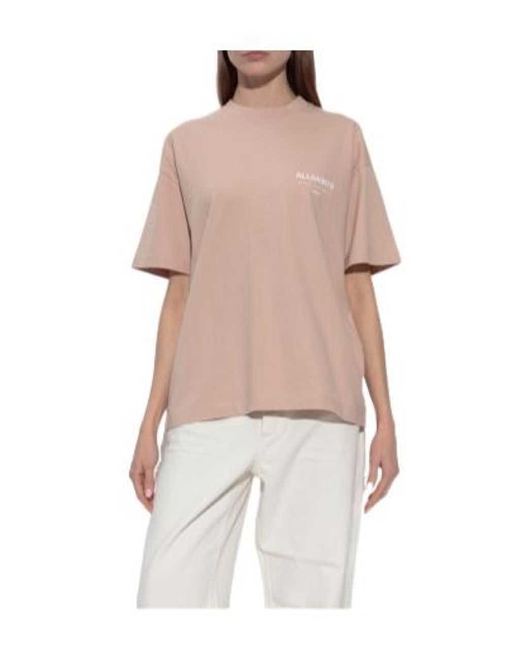 AllSaints Natural Underground Logo T-Shirt