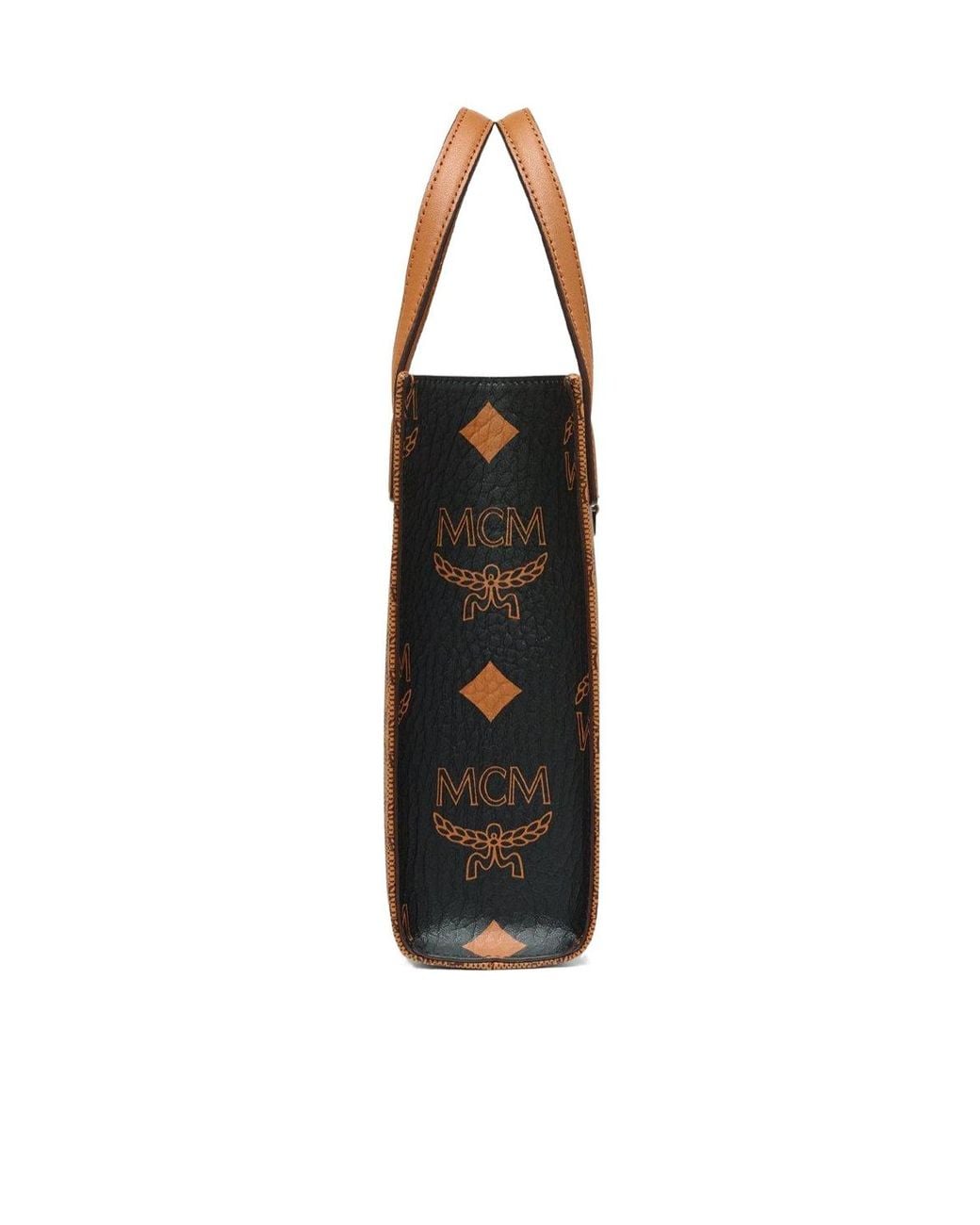 MCM Brown Aren Printed Shoulder Bag