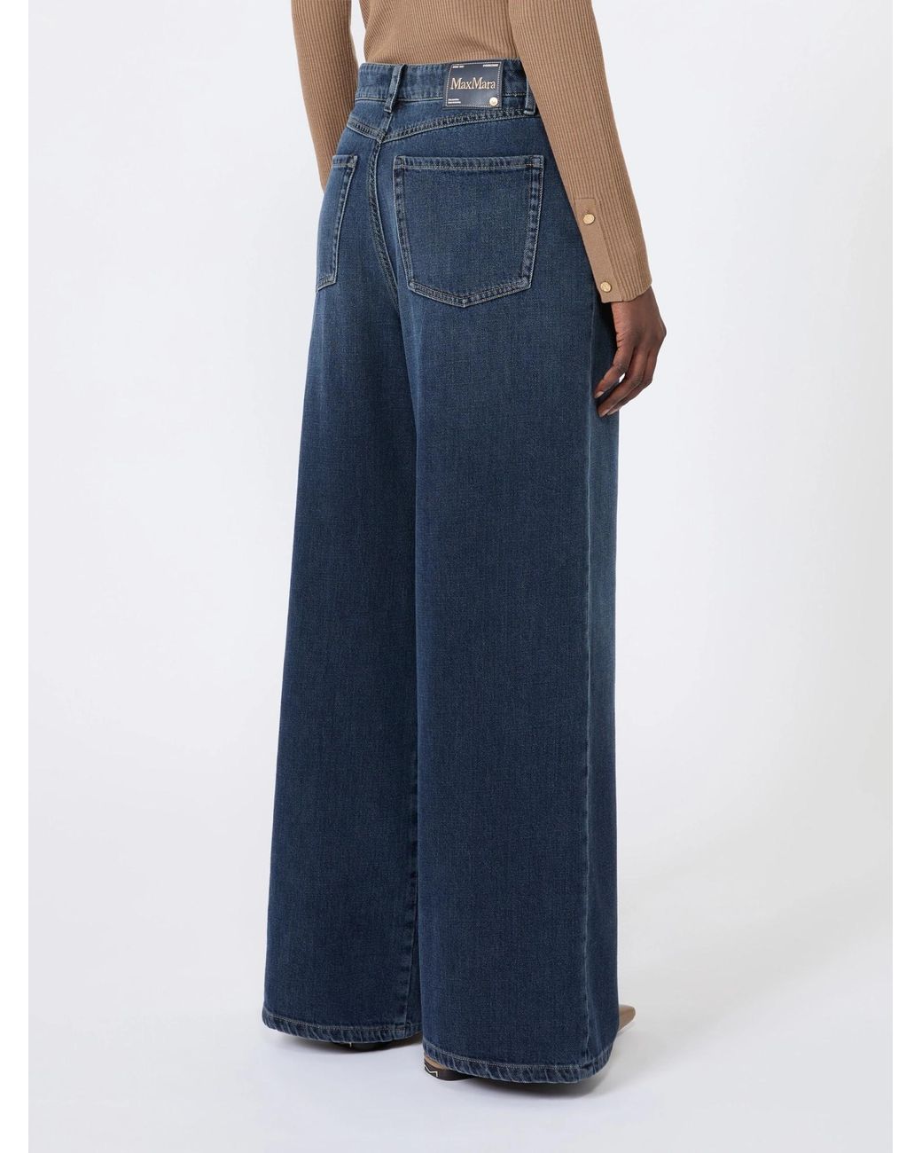 Max Mara Blue S Smmelia Wide-Leg Jeans