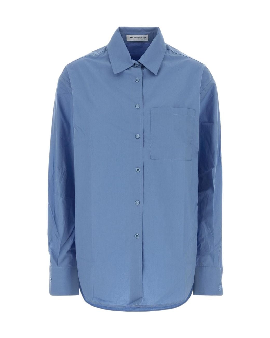 Frankie Shop Blue Long-Sleeved Shirt