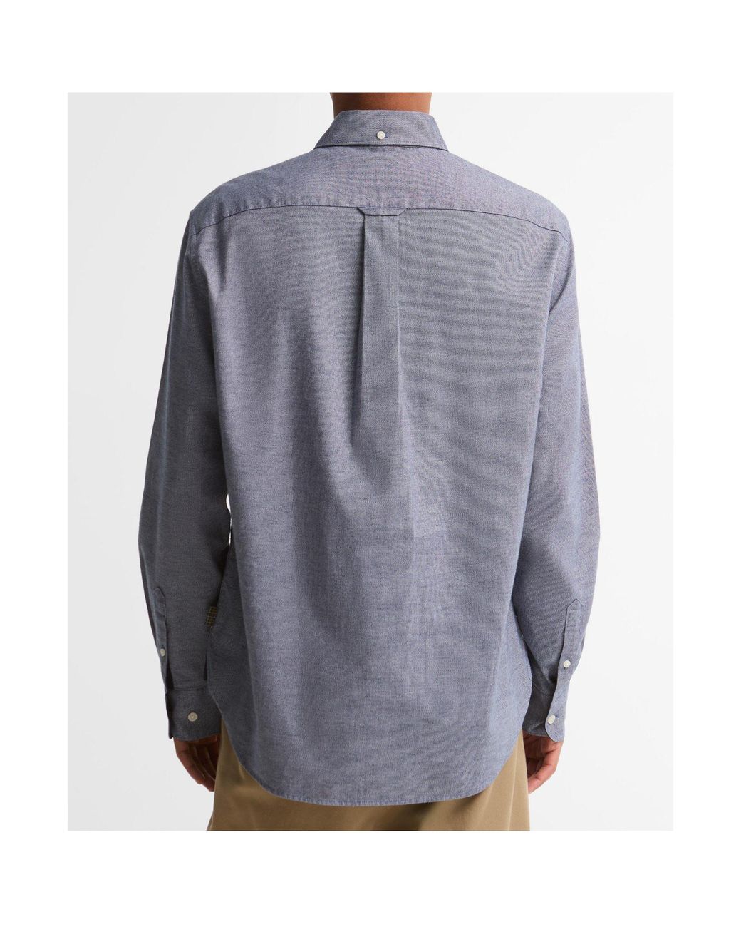 Barbour Blue Button-Down Long Sleeve Shirt for men
