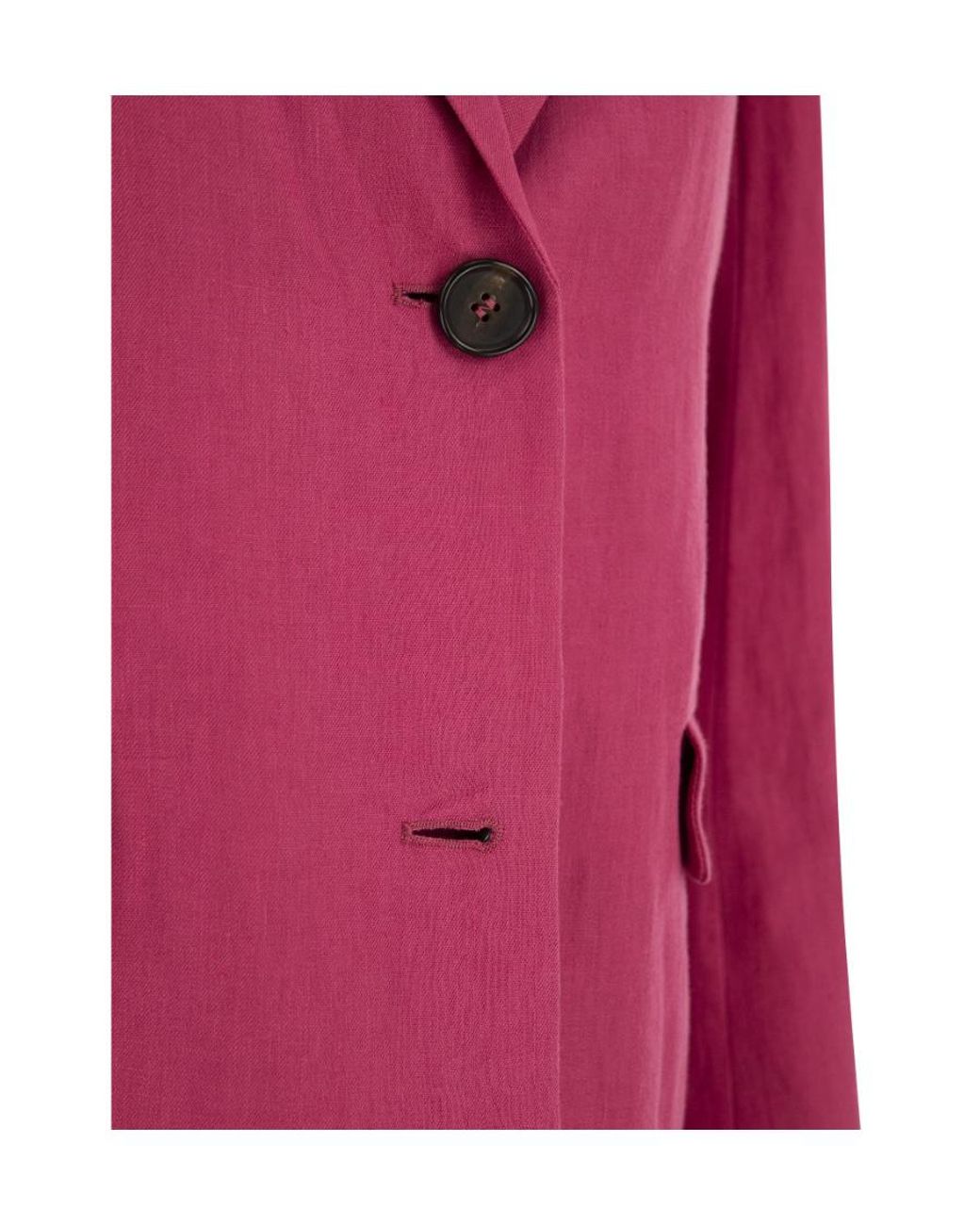 Max Mara Pink 'S Single-Breasted Long-Sleeved Blazer