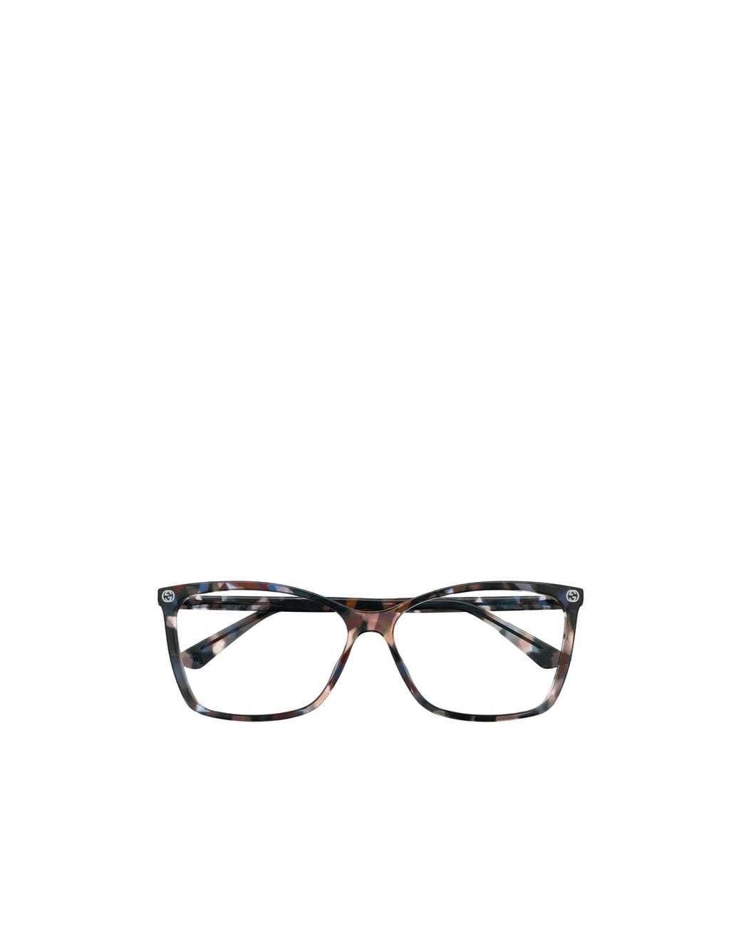 Gucci White Eyewear Cat-Eye Frame Glasses