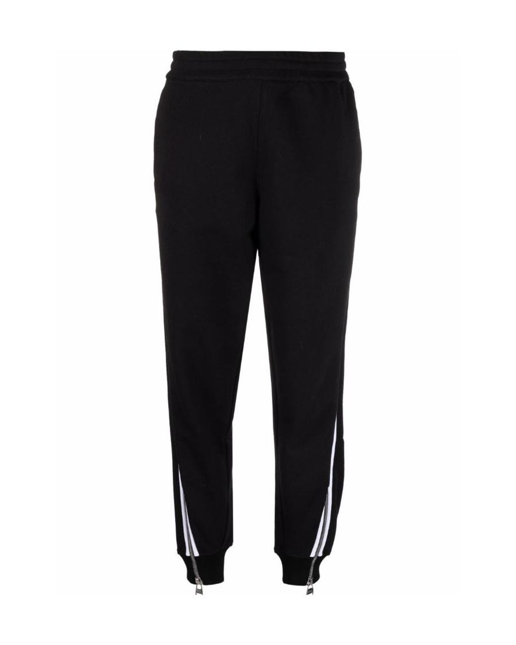 McQueen Black Zip Joggers