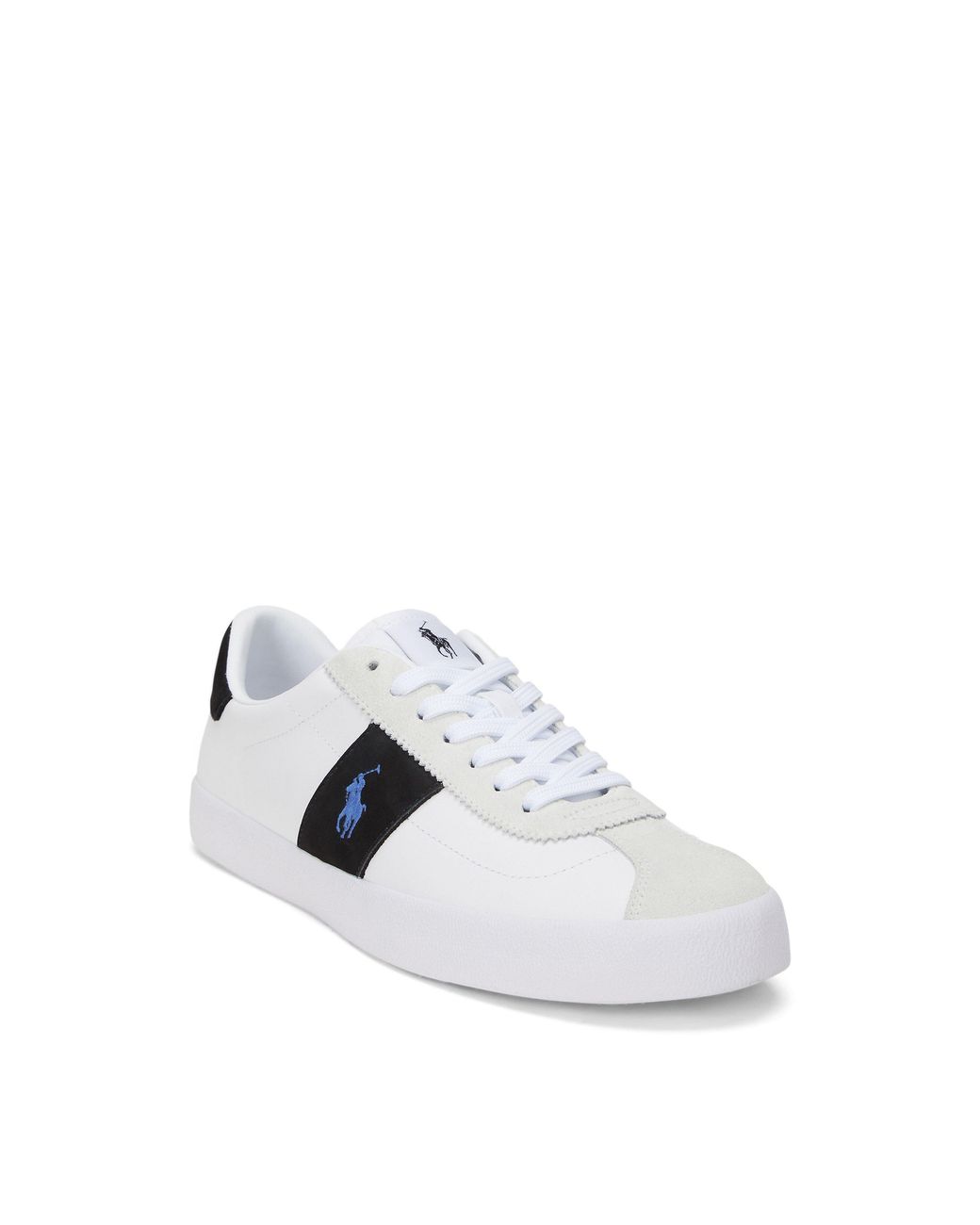 Polo Ralph Lauren White Leather Spliced Casual Shoes for men