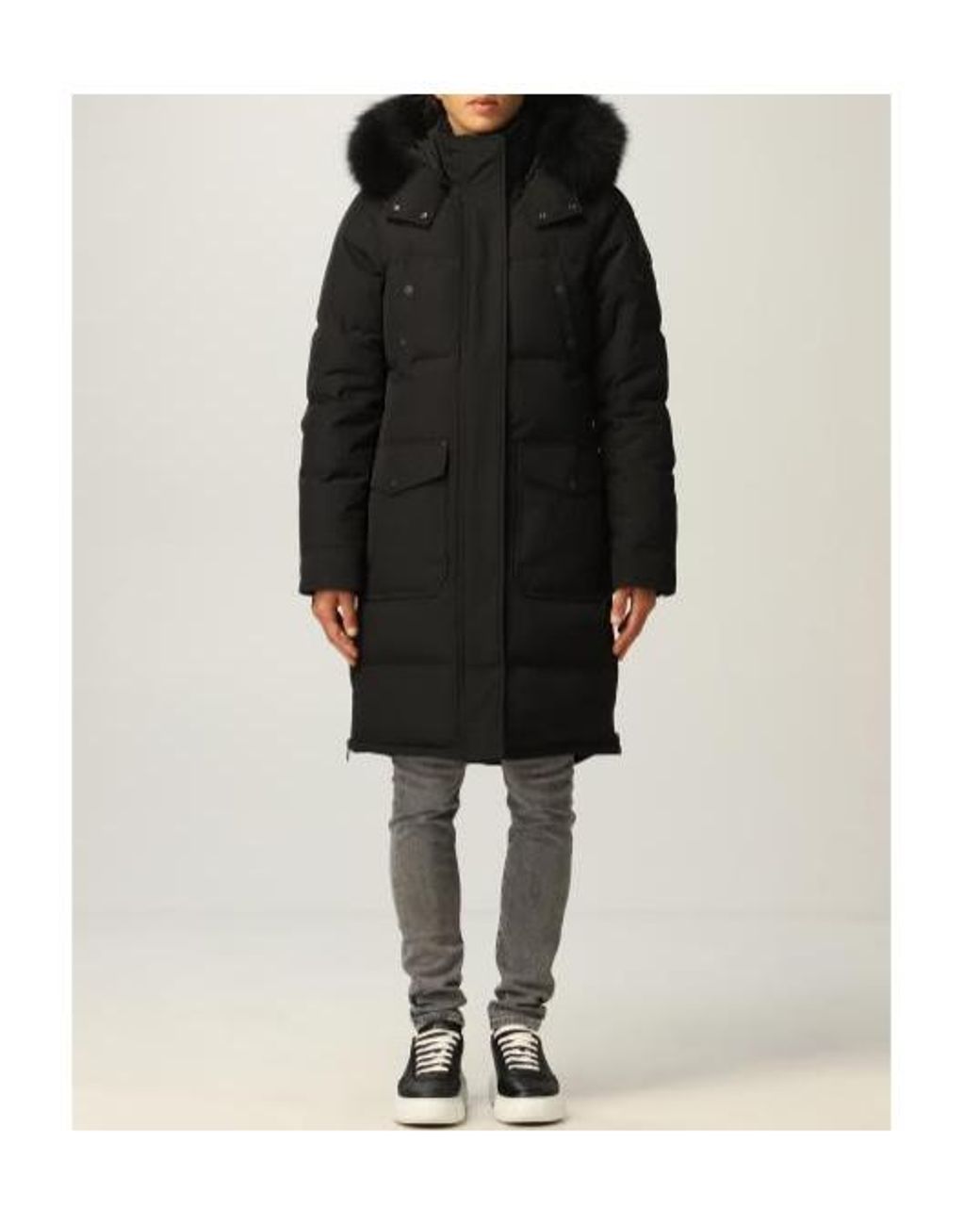 Moose Knuckles Black Causapscal Puffer Coat