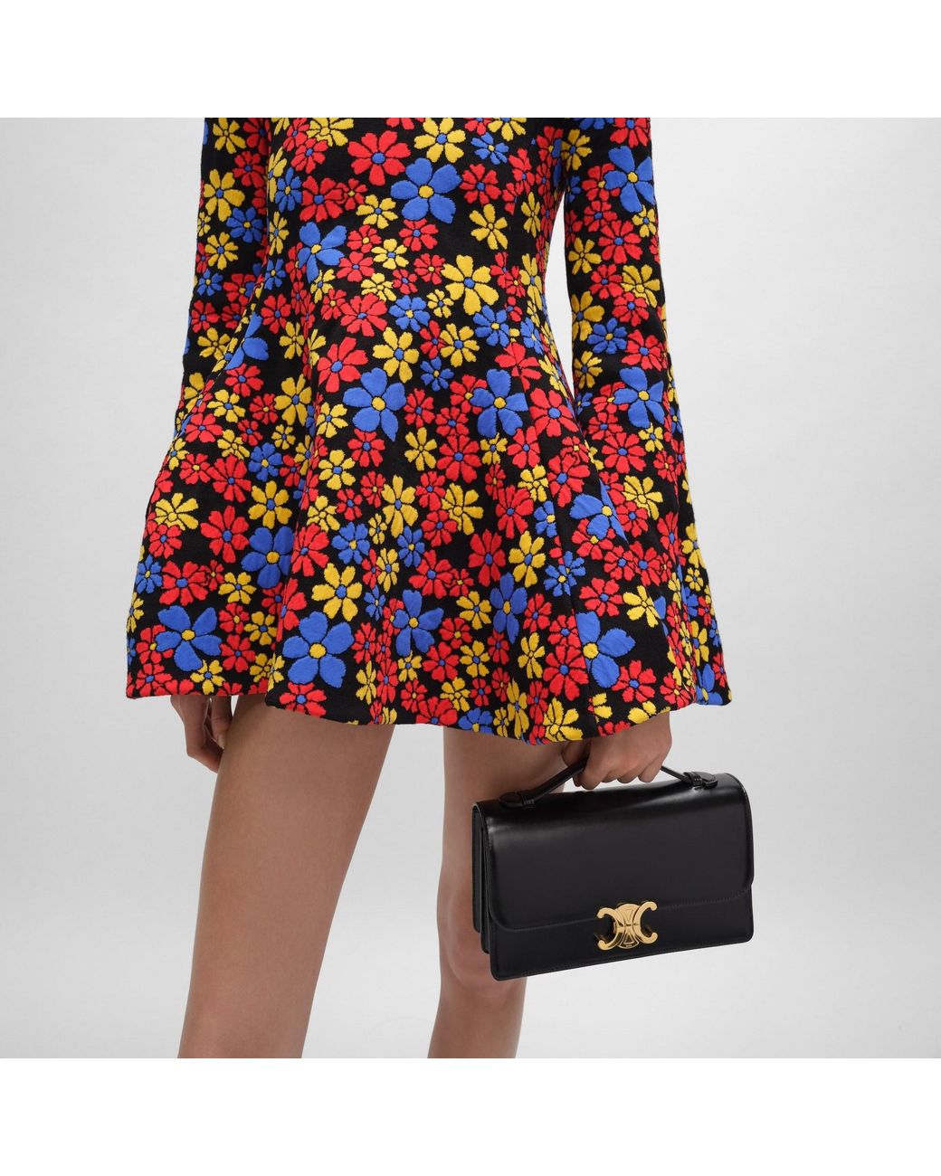 Céline Black Medium Triomphe Folio