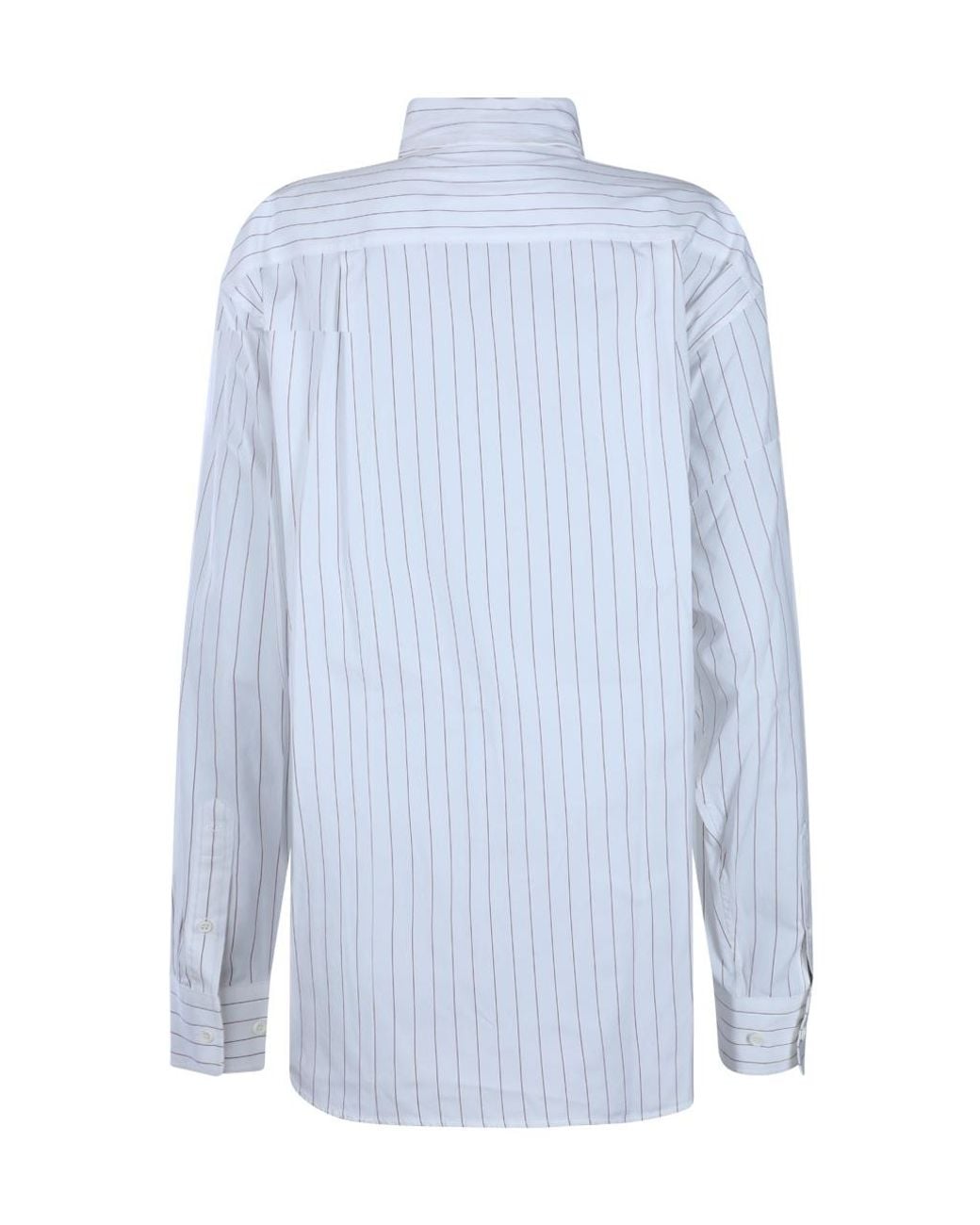 Phoebe Philo Blue Pinstripe Pocket Shirt