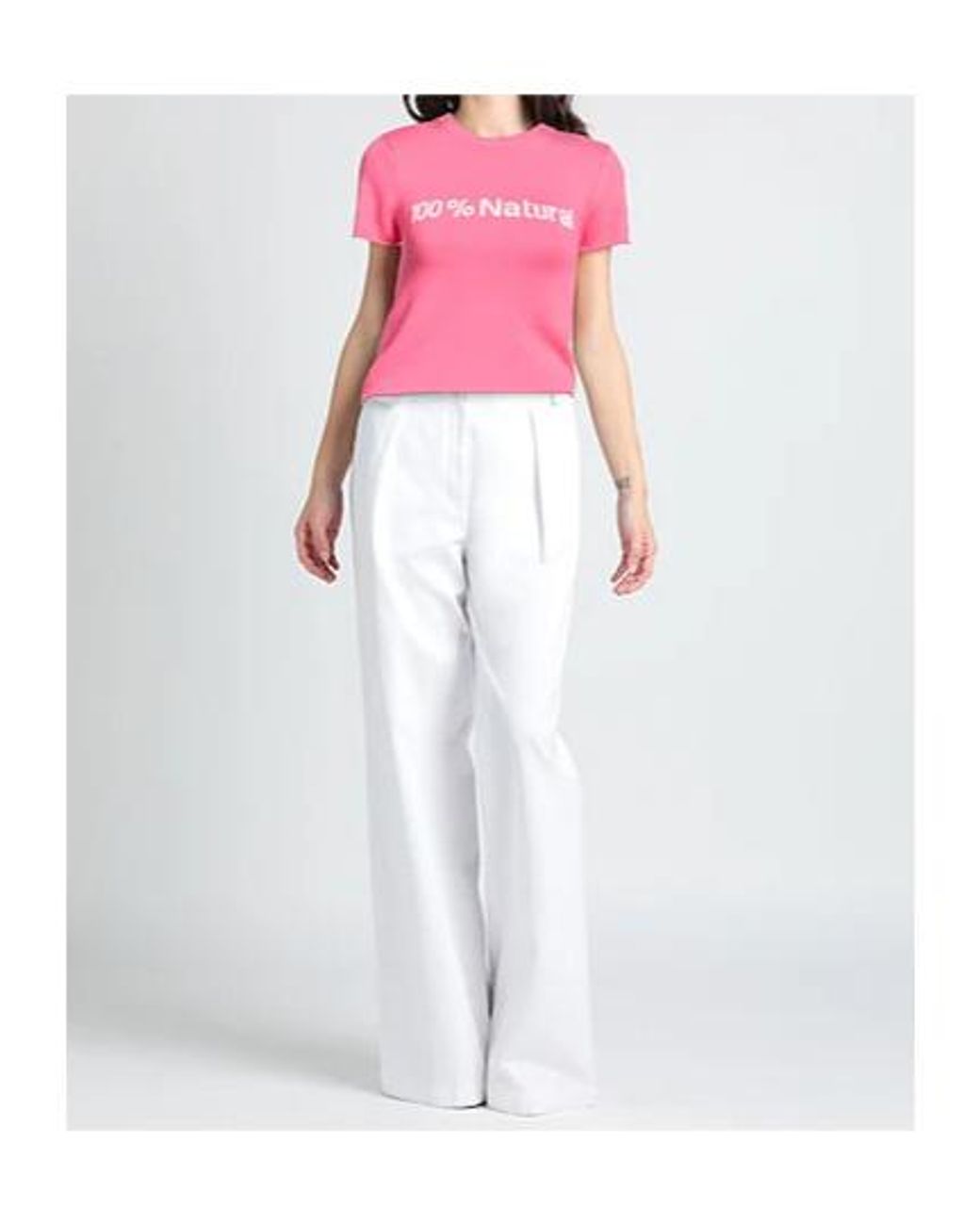 Sportmax Pink Short-Sleeved Knitwear