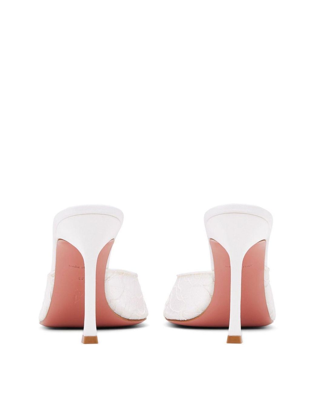 AMINA MUADDI Pink Open-Toe High-Heeled Sandals