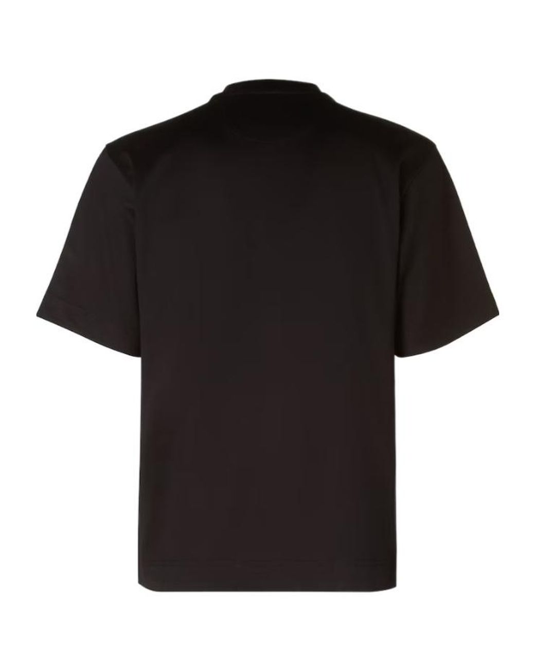 Fendi Black Logo Dog Crewneck T-Shirt for men