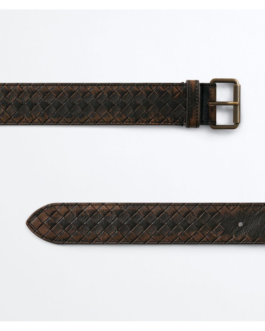 Bottega Veneta Black Johnny Belt