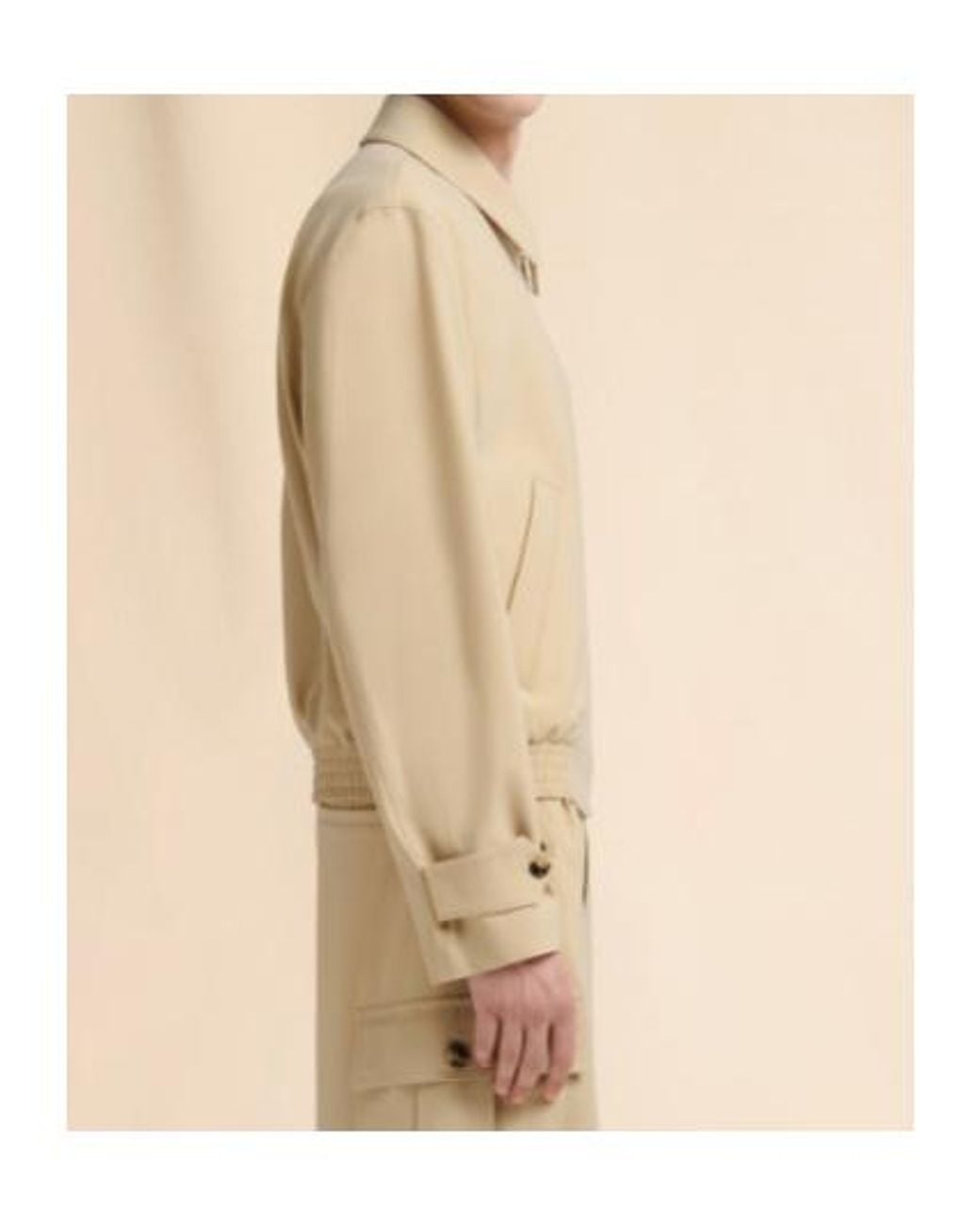 Marni Natural Logo Embroidered Jacket for men