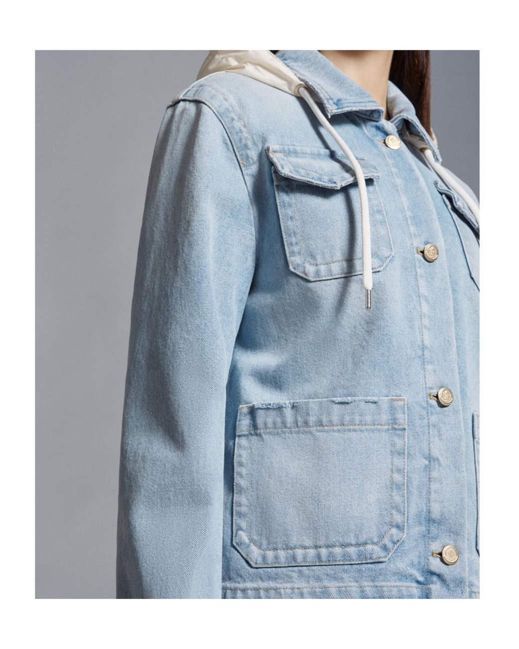Moncler Blue Melissa Denim Jacket