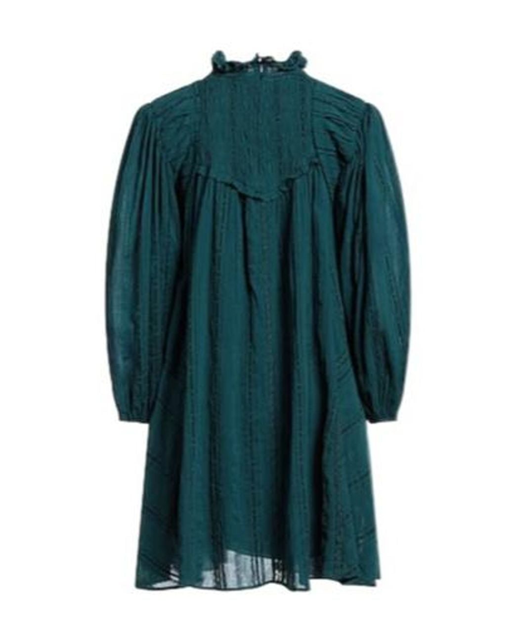 Isabel Marant Green Turtleneck Dress