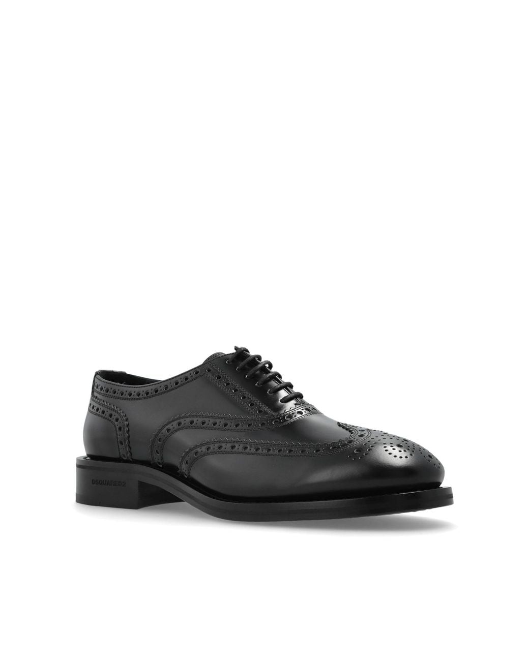 DSquared² Black Classic Evening Oxford Shoes for men