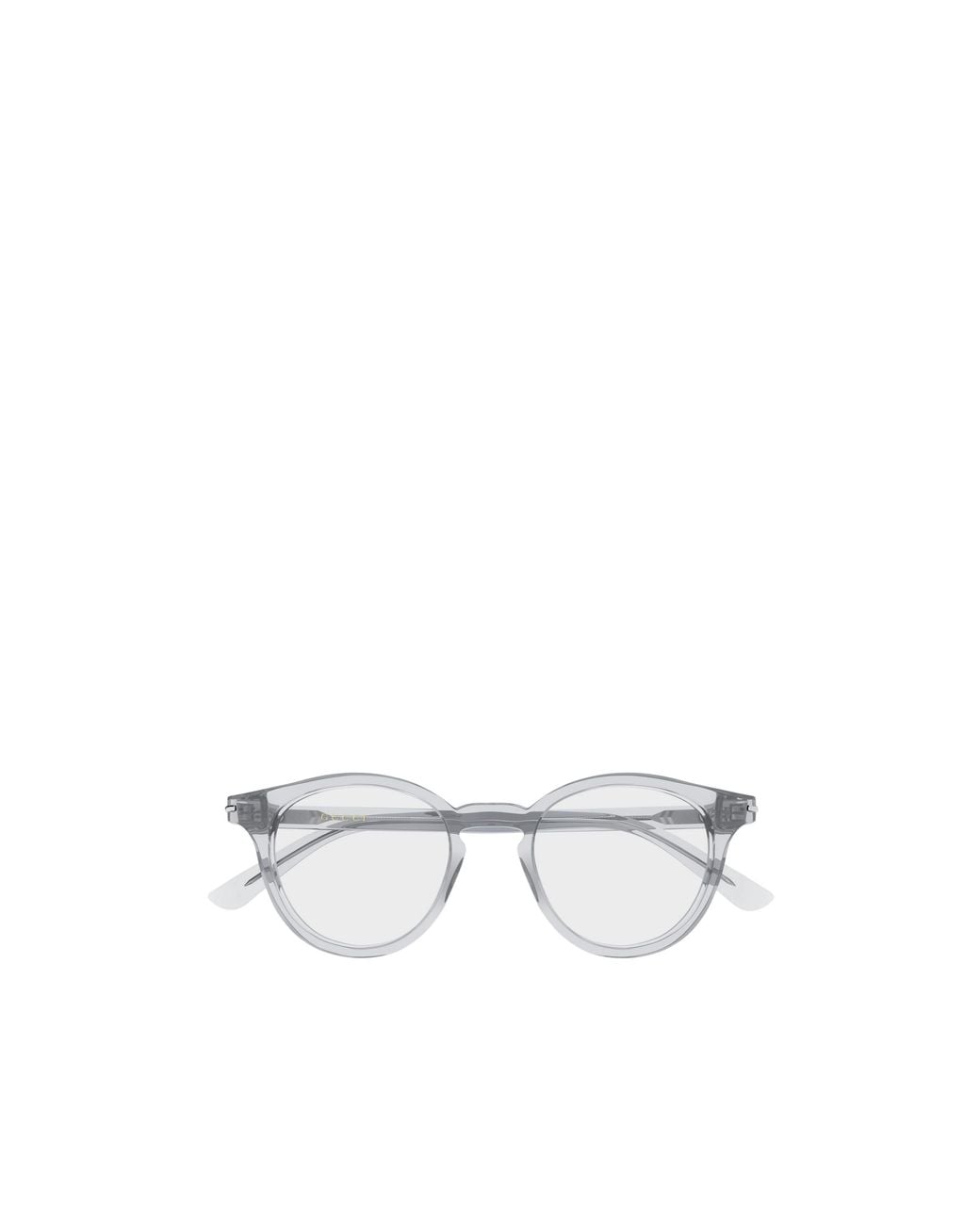 Gucci White Eyewear Round Optical Frame Glasses for men