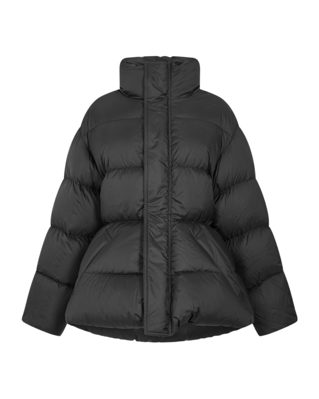 Balenciaga Black Bal Hourgls Puffer Ld61