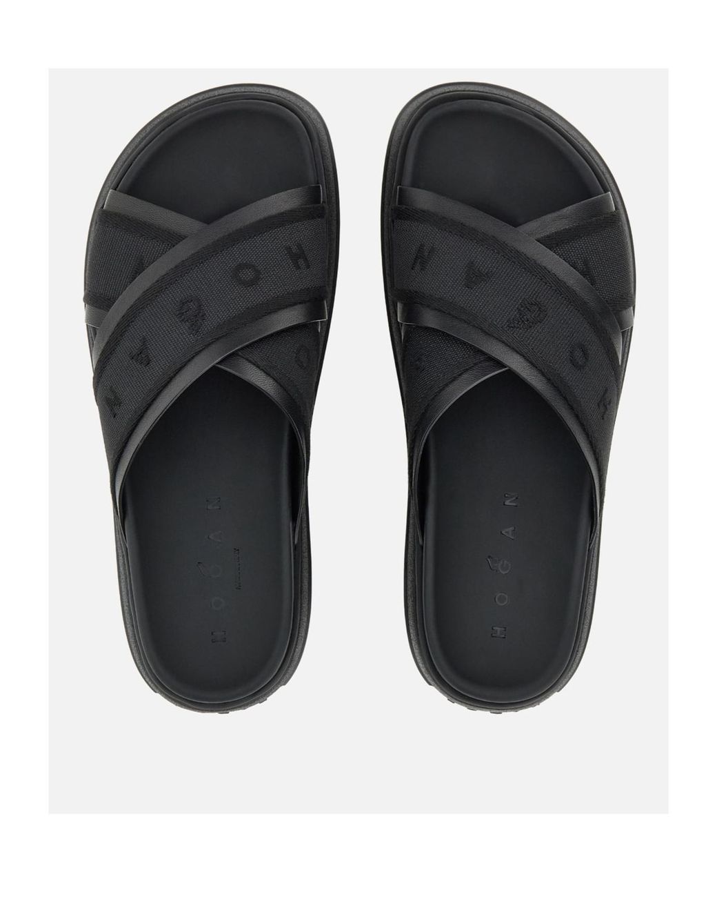 Hogan Black Skyscraper Sandals